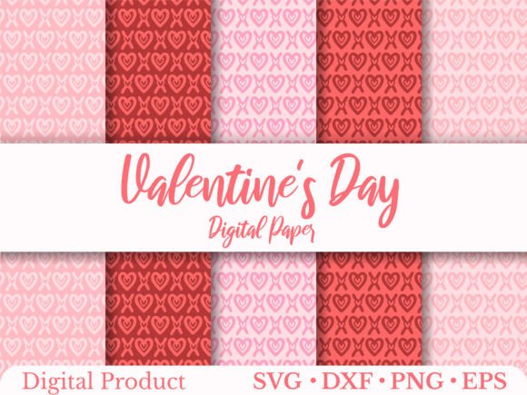 Download XOXO Seamless Pattern, Valentine Pattern - Premium Bundle