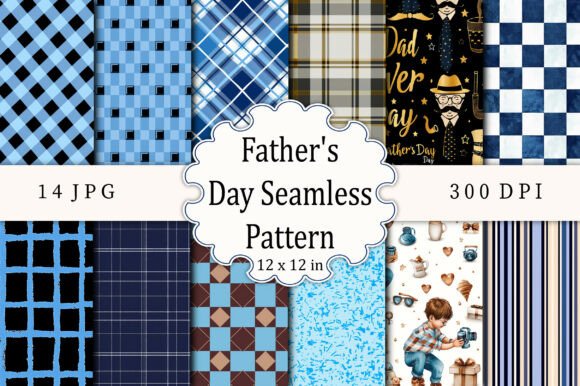 Download Father's Day Seamless Pattern - Father's day Collection