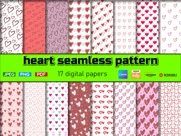 Download Hearts Seamless Pattern Valentines Day - Premium Resources