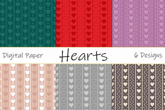 Download Seamless Patterns Valentine's Day Hearts - Premium Resources
