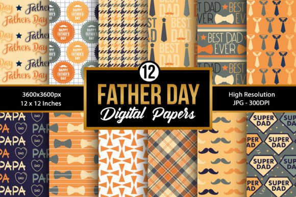 Download Father's Day Seamless Pattern Background - Father's day Collection