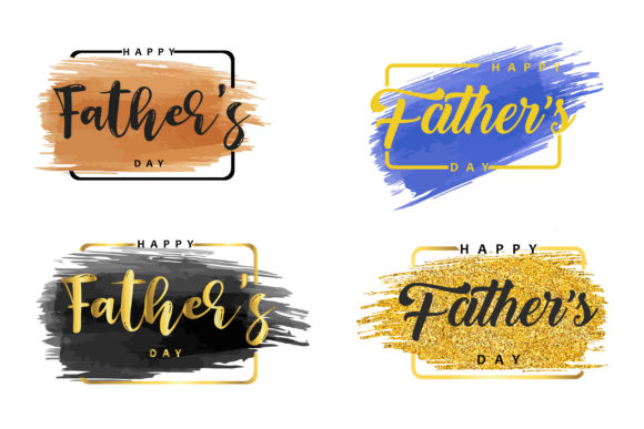 Download Happy Father's Day 4 Color Illustration - Father's day Collection