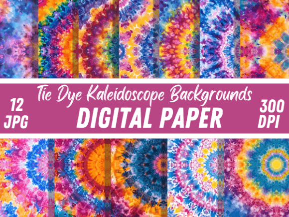 Download Tie Dye Kaleidoscope Vibrant Patterns - Vibrant patterns Collection